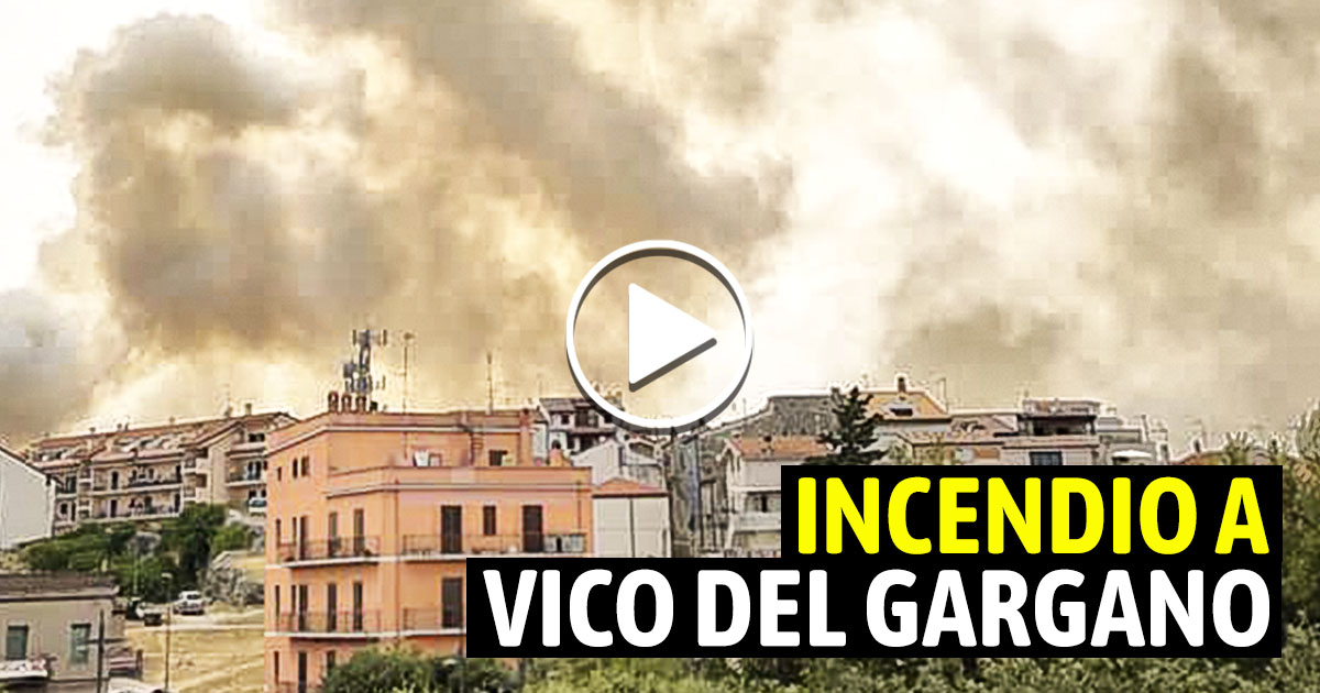 Incendio Vico del Gargano